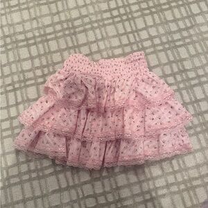 Fbz 3 tiered skirt Pink Ruffled girls